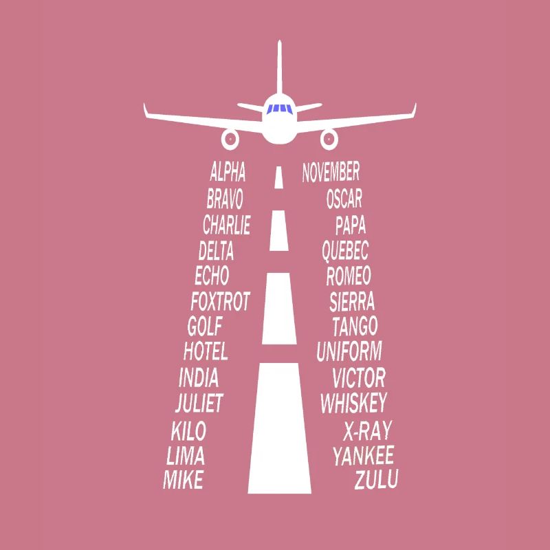 Pilotenalphabet Pilot Flugzeug