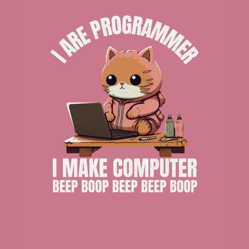 Ich bin Programmierer. Ich mache Computer Beep