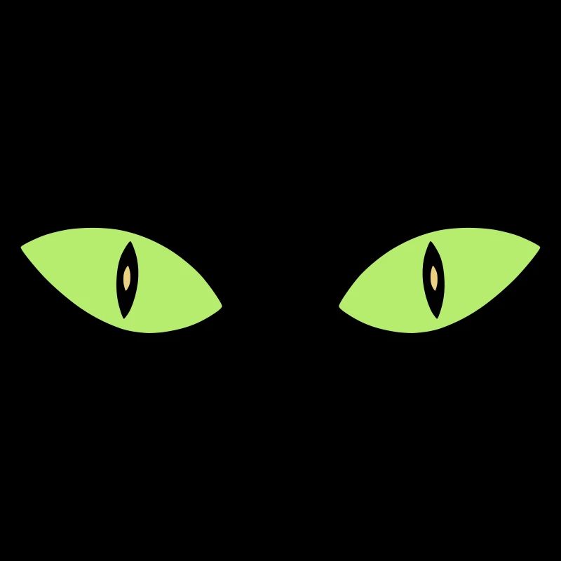 ★ Designfarben änderbar ★ Zwei Katzenaugen