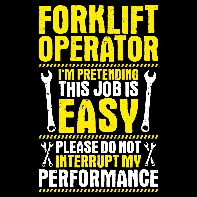 Staplerfahrer Gabelstaplerfahrer Forklift Operator
