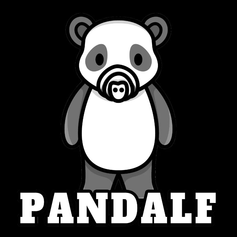 Pandalf Panda drôle d’extraterrestre