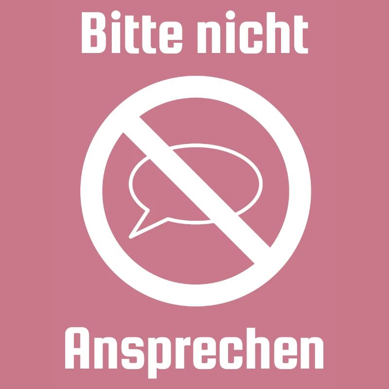 Bitte Nicht Ansprechen Geschenk