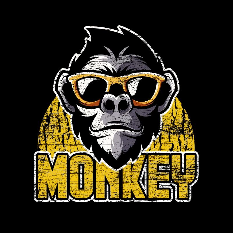 Animaux d'évolution de singe