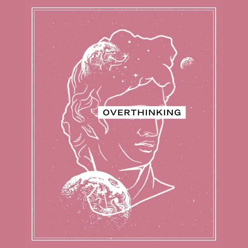 Overthinking space e-girl 90s retro reflection
