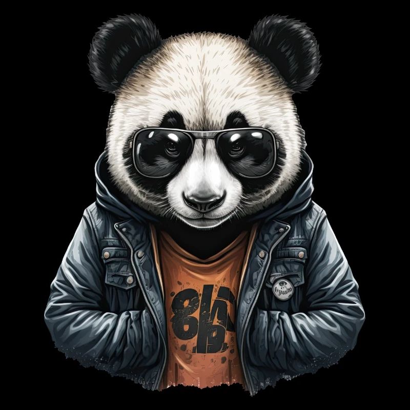 Panda Lederjacke - Style Panda