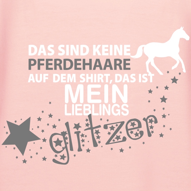 Glitzer Pferd - Frauen Premium Hoodie