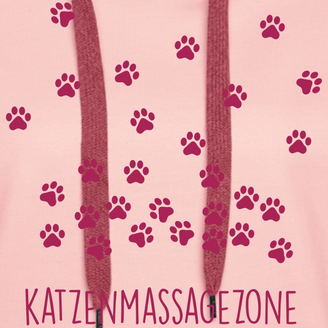 Vorschau: Katzen Massage Zone - Frauen Premium Hoodie