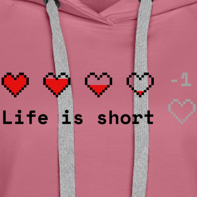 Tee-shirt La vie est courte - Jeux vidéo - Gaming