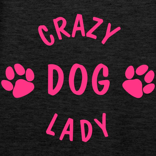 crazy dog lady - Frauen Premium Hoodie