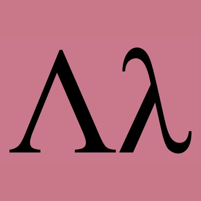 lettre grecque lambda utilisé par les maisons de