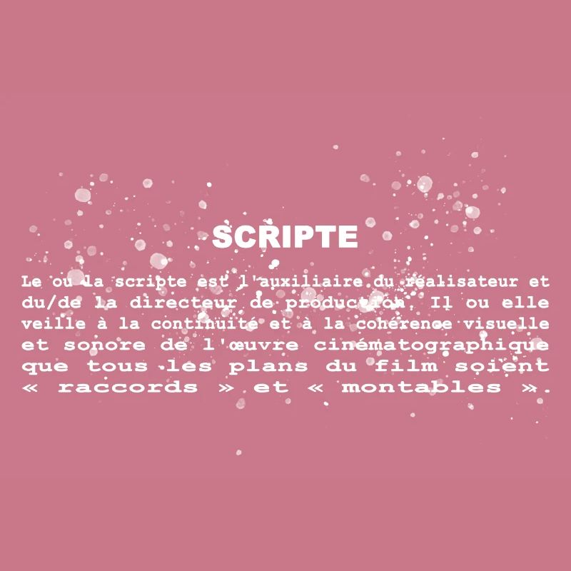 Définition de scripte