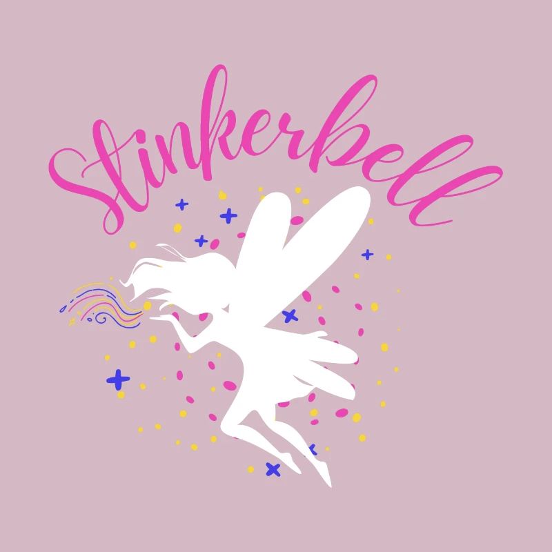 Stinkerbell Fee Elfe Glitzer Staub Lustiger Spruch