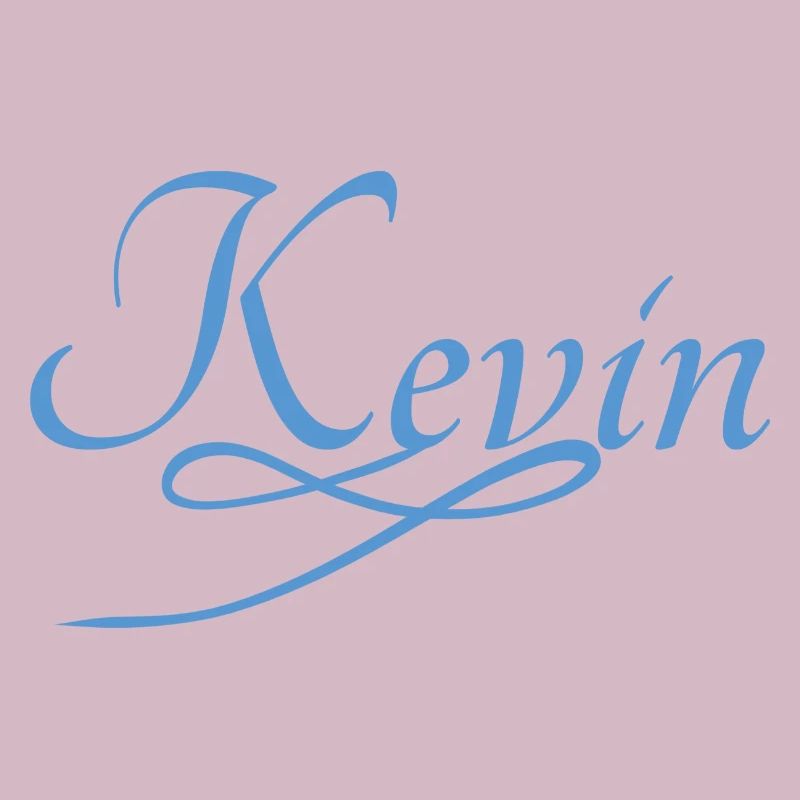 Kevin in cursive script