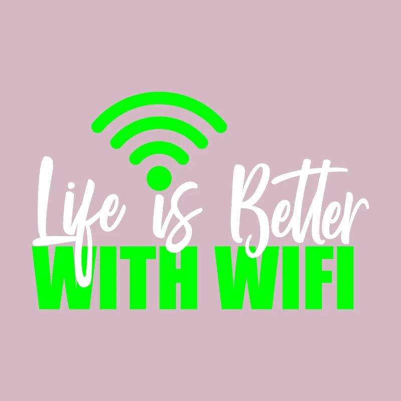 Wlan Wifi Informatiker Programmierer Geek Geschenk
