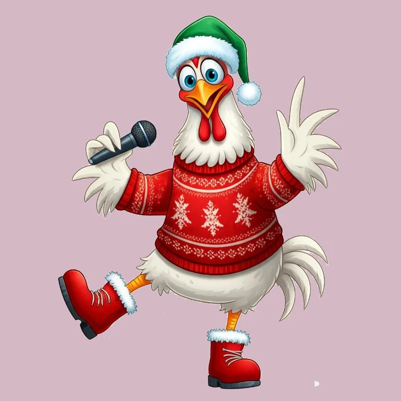 Urlaub Singende Henne Pullover