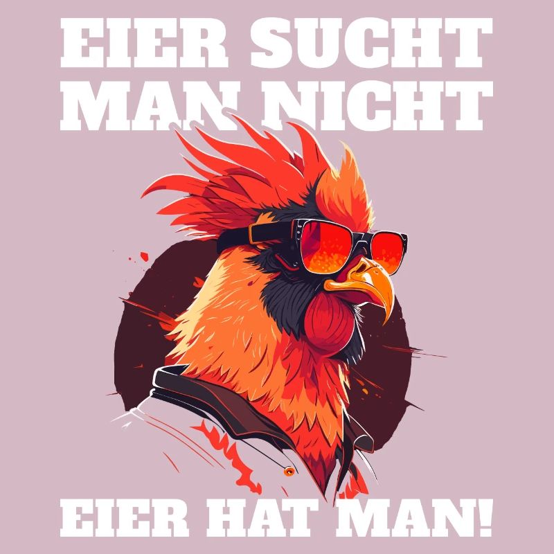 Eier sucht man nicht Eier hat man Hahn Ostern