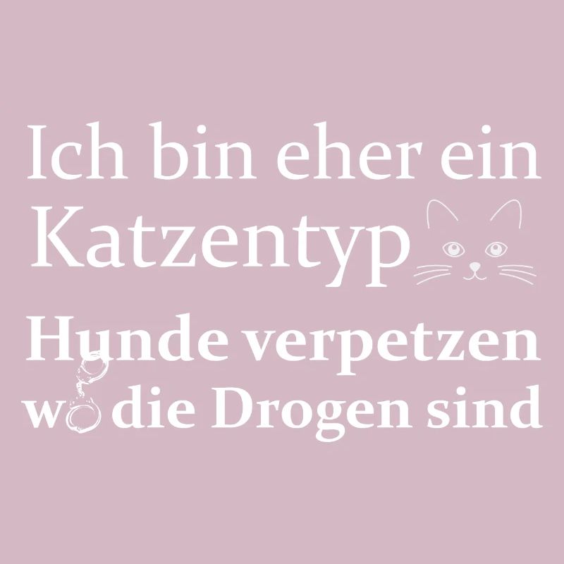 Ich bin eher ein Katzentyp (weiß)