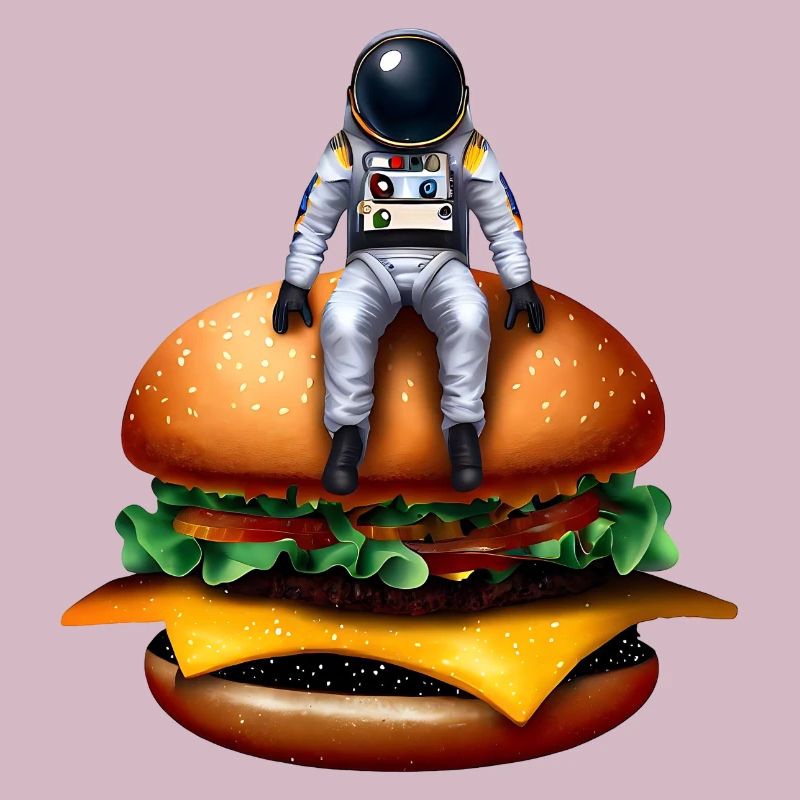 Space Astronaut Cheeseburger