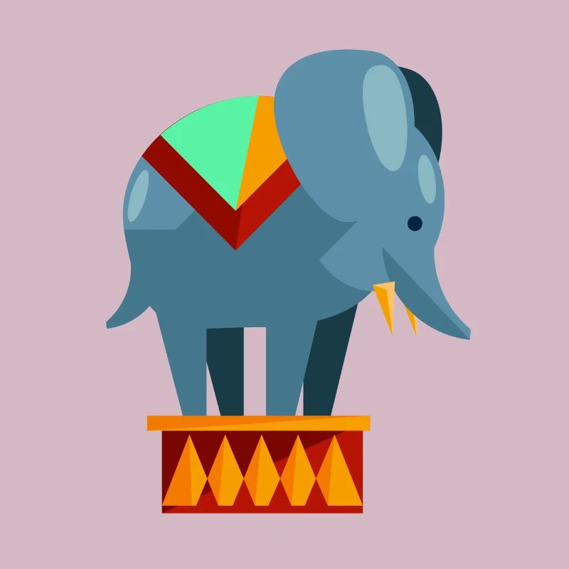 Éléphant de cirque