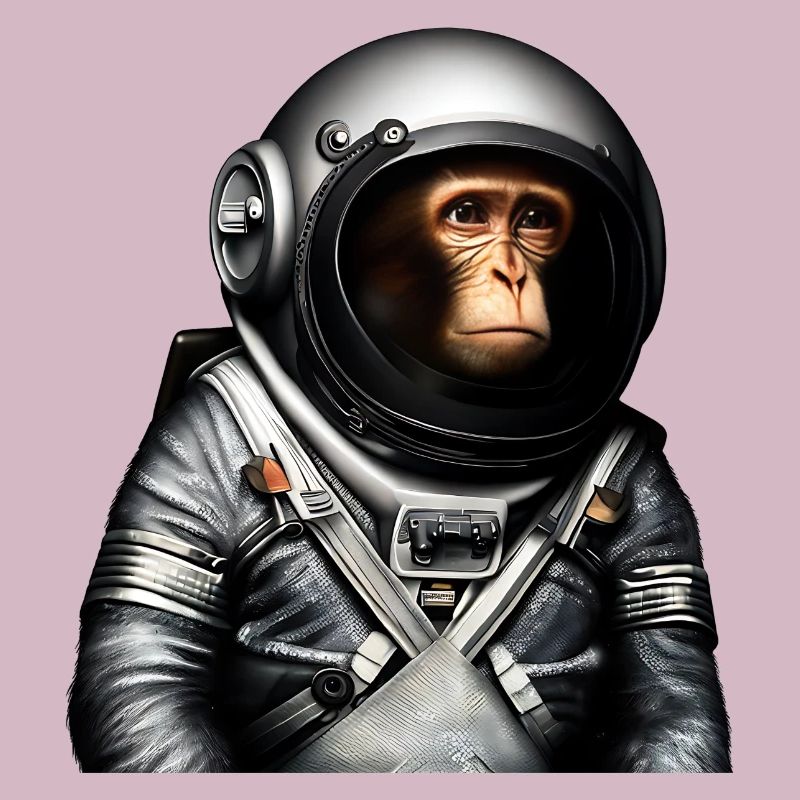 Space Astronaut Monkey