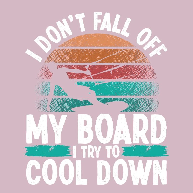 I don't fall down Funny Kiteboarder Vintage KiteI d