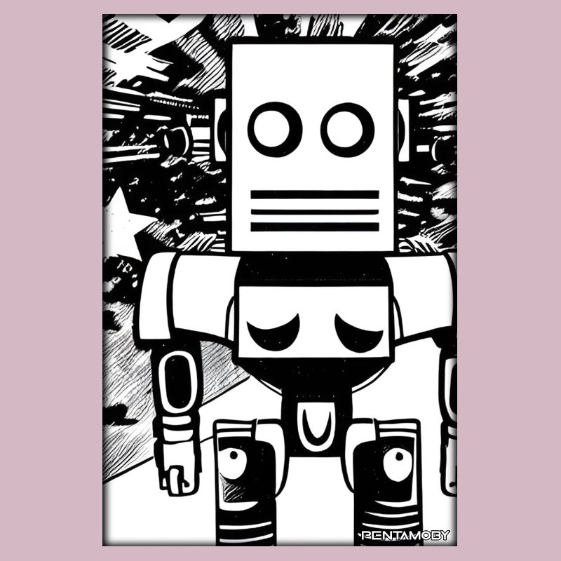 Robot Comic Future Cyborg Machine Technology