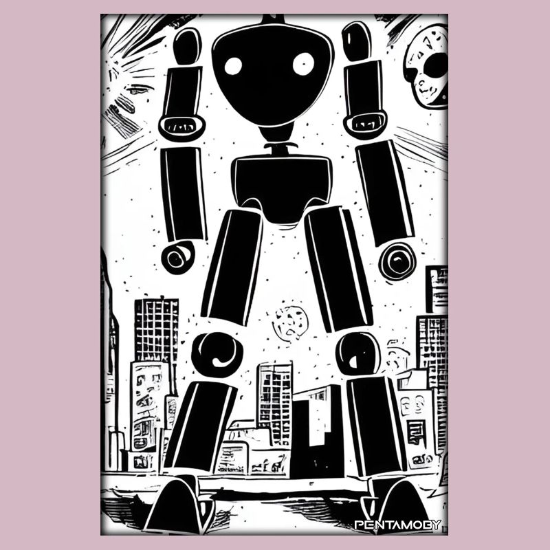Robot Comic Future Cyborg Machine Technology