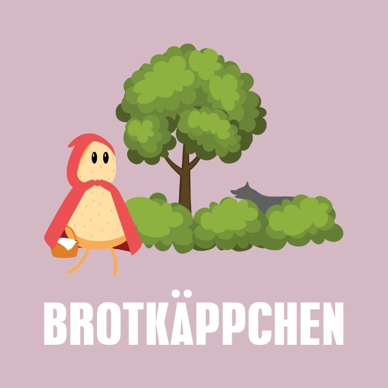 Brotkäppchen - Rotkäppchen Wolf Oma Märchen
