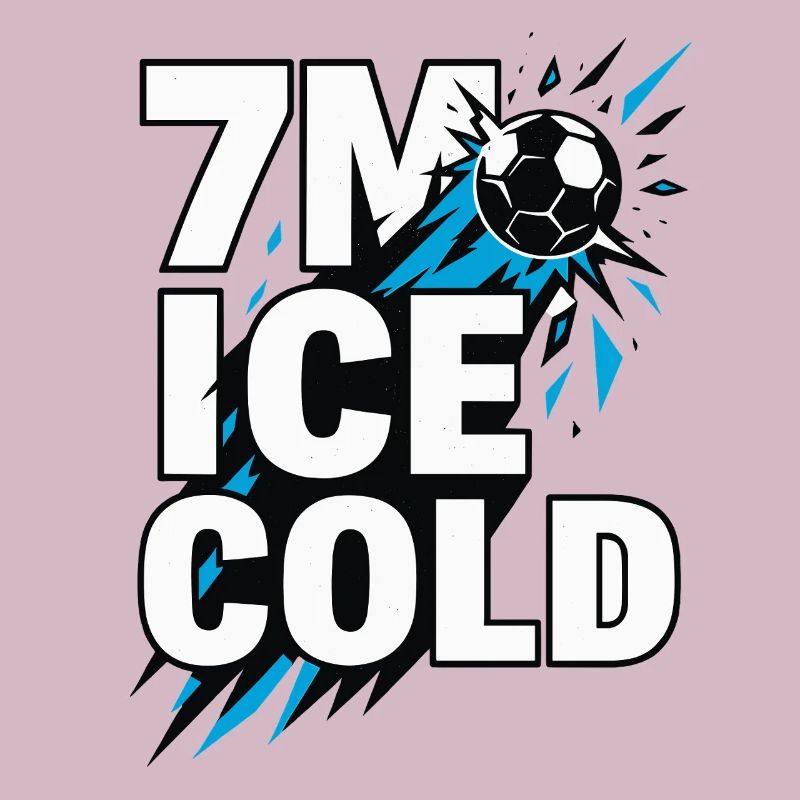 Handball 7 meters, I c e Cold, strong nerves