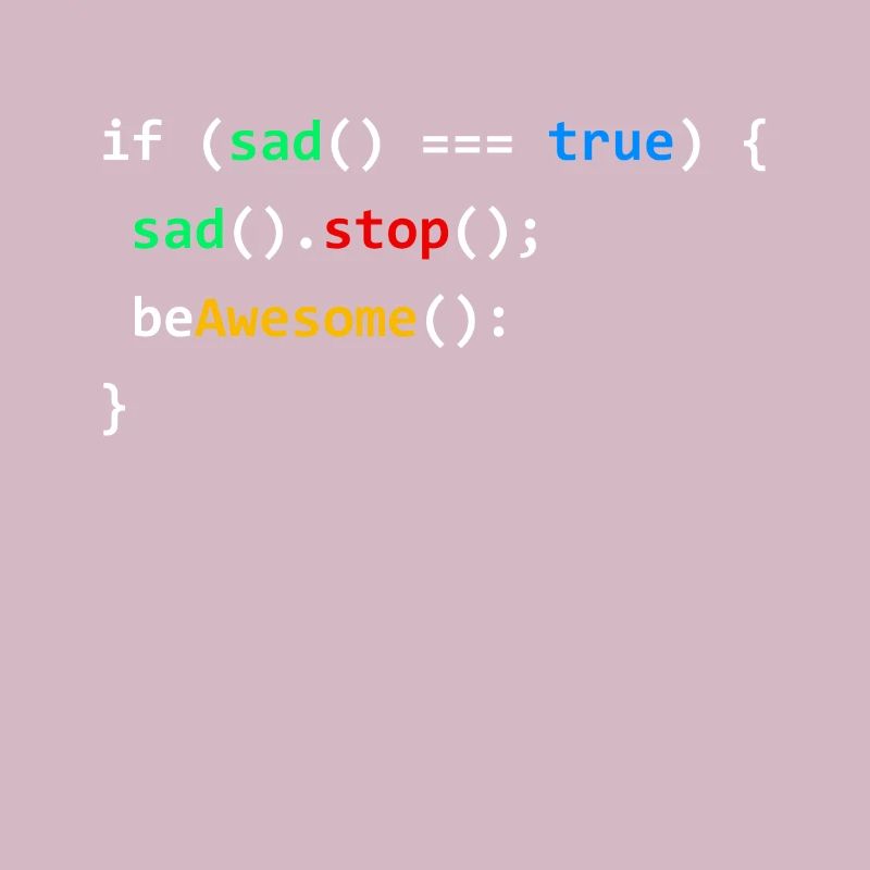 Si triste soyez génial programmation codage cadeau nerd