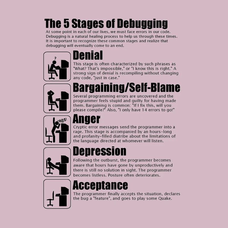 5 Debugging-Stufen