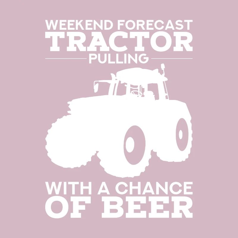 TRACTOR PULLING GIFT: Tractor pull with beer