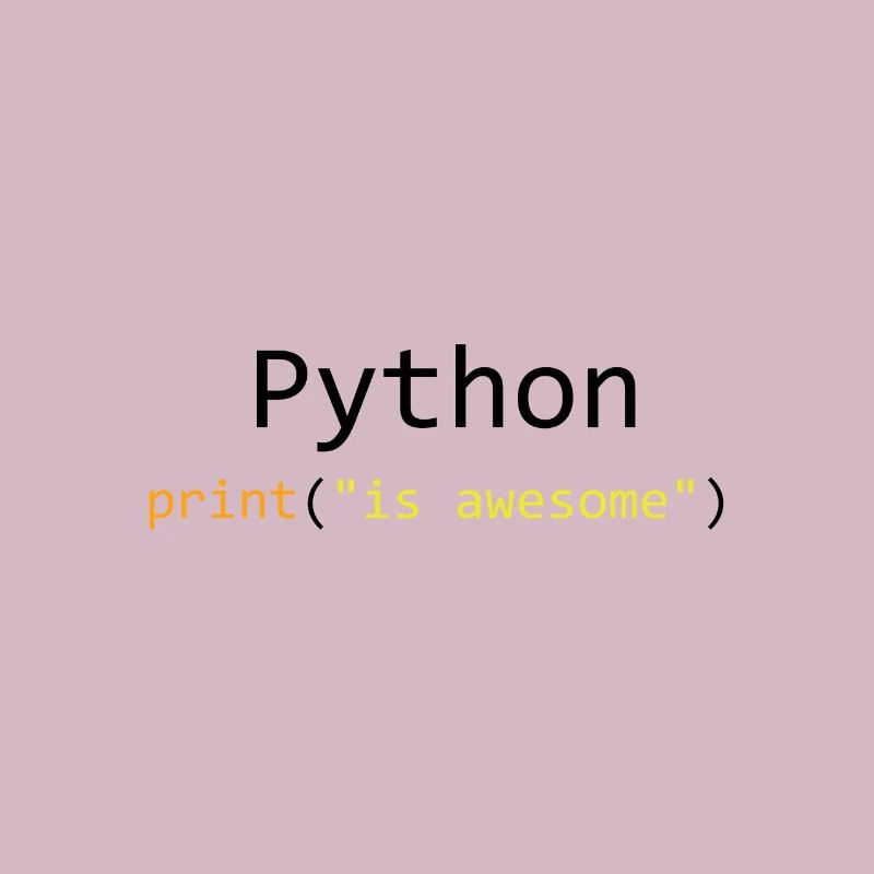 Python is awesome