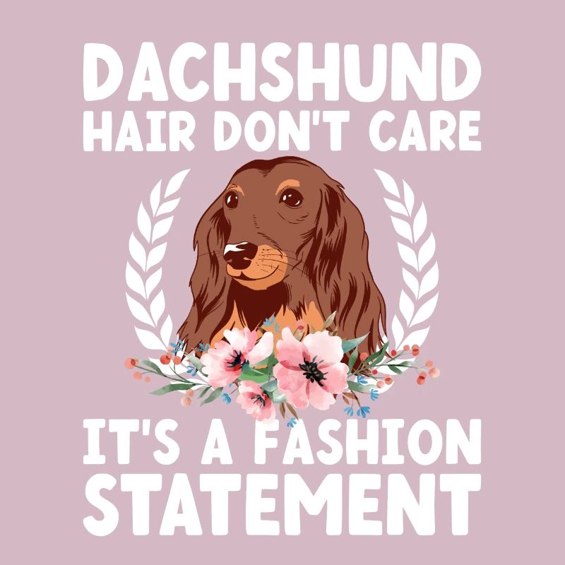 Les cheveux de teckel ne s’en soucient pas, c’est une déclaration de mode