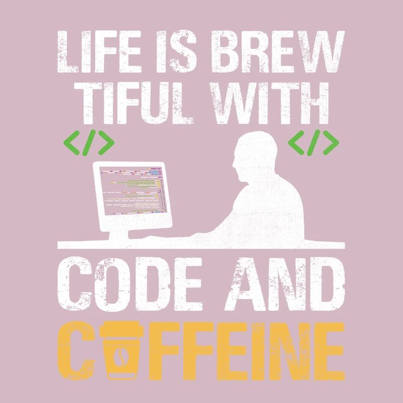 Kaffee-Codierung Programmierer Programmierer Entwickler Nerd Coff