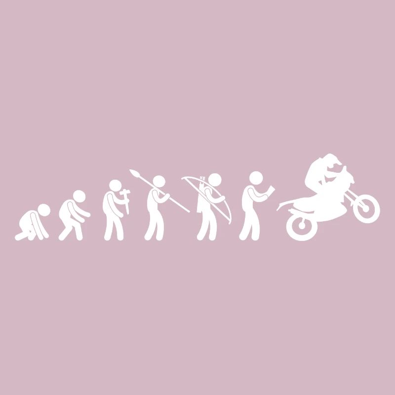 evolution motorcycle motorcycle gift idea humor
