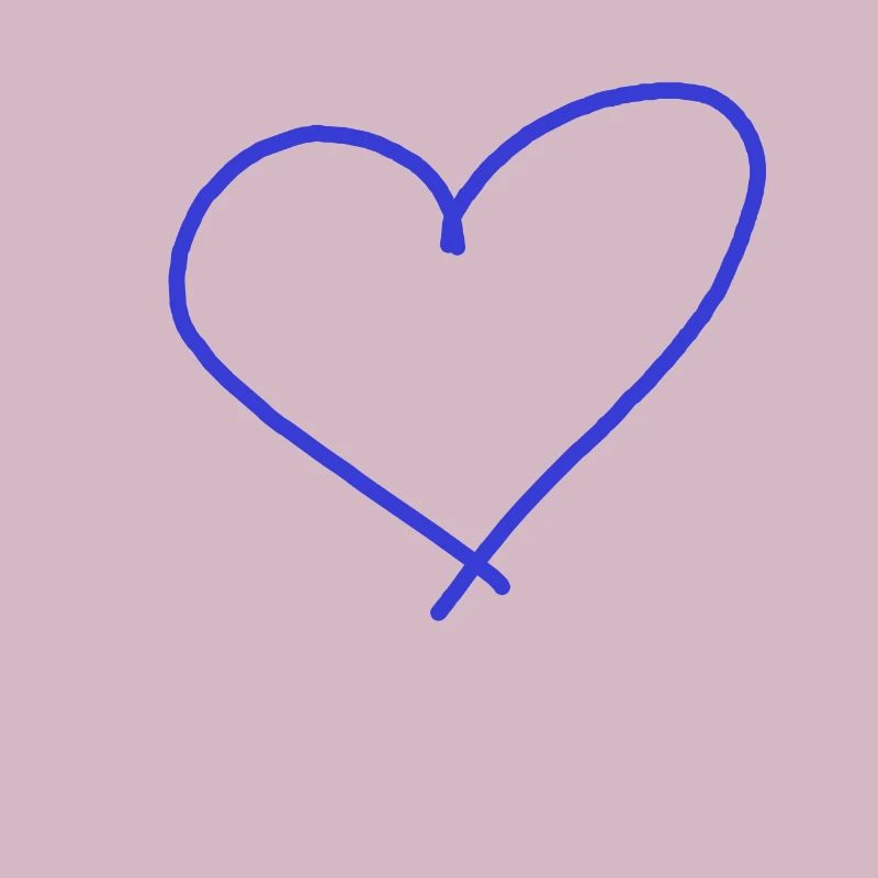 Blue heart gift idea gift idea
