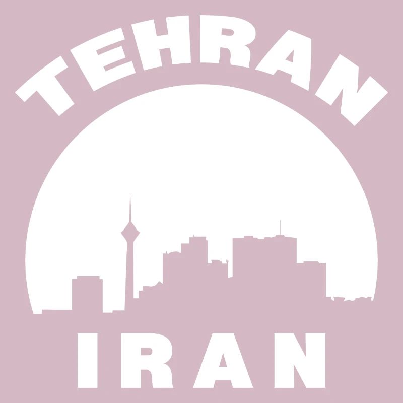 Tehran Iran Silhouette Geschenk