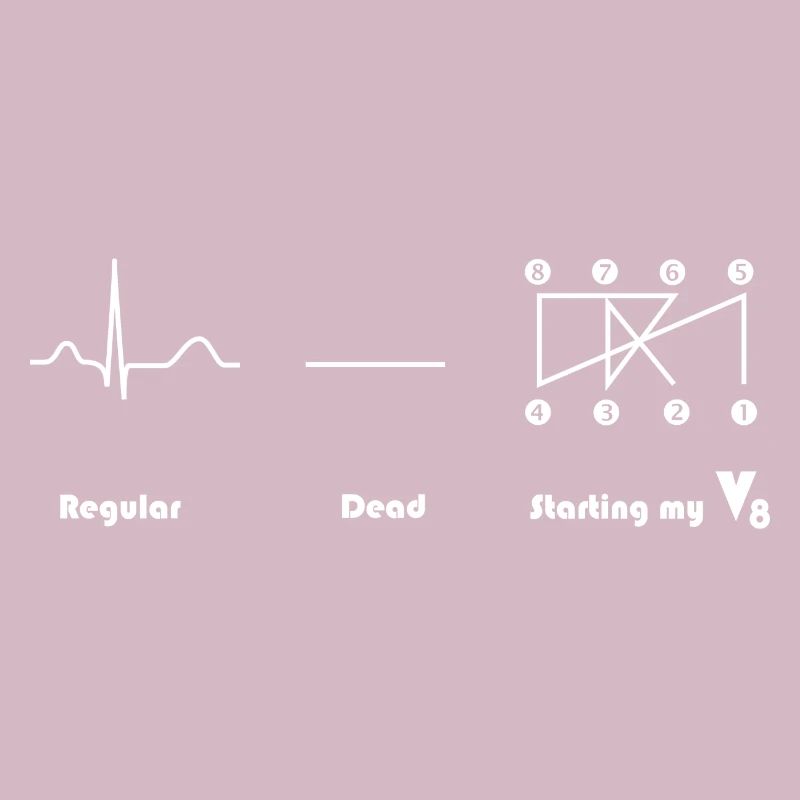 V8 engine Crossplain Heartbeat design