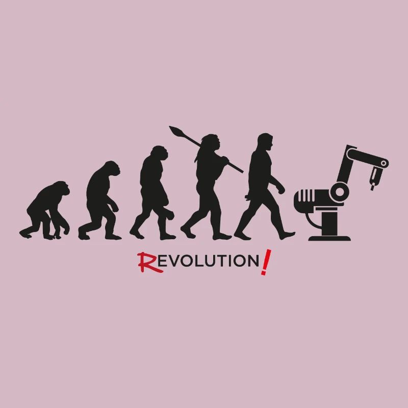Evolution Revolution android robot