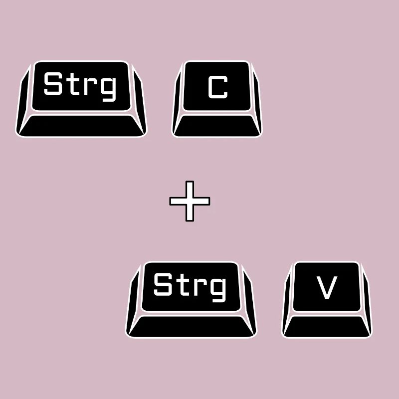 Ctrl c Ctrl v Clavier Ordinateur Copier Cadeau