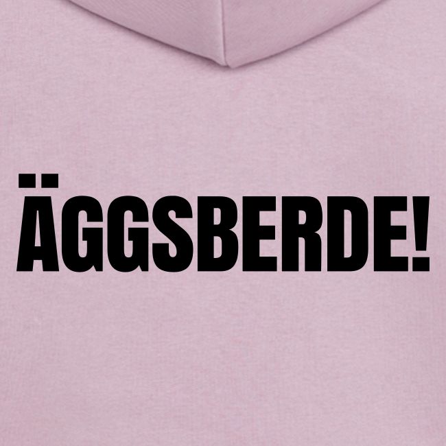 Äggsberde schwarz einzeilig