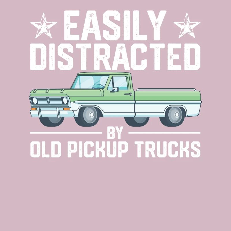 Leicht ablenkbar durch alte Pickup-Trucks Oldtimer