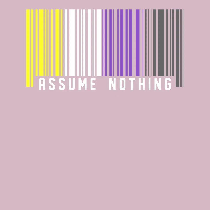 Nonbinary | Nichtbinärer Stolz Barcode Flagge