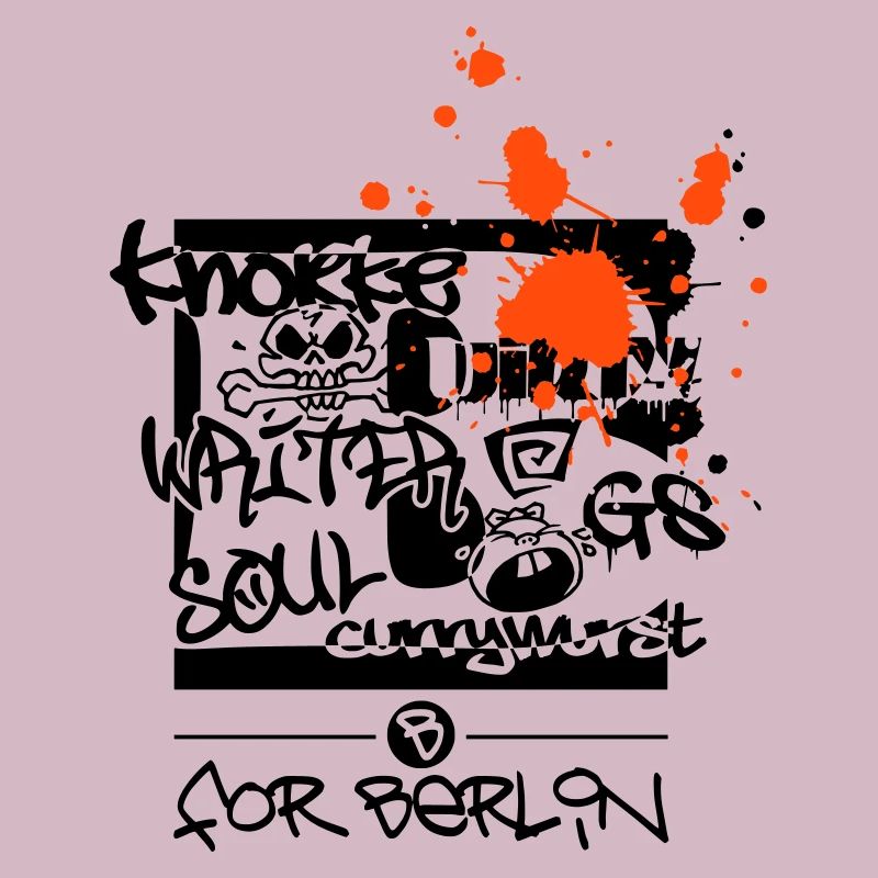 B for Berlin – Graffiti – Männer Kapuzenpullo