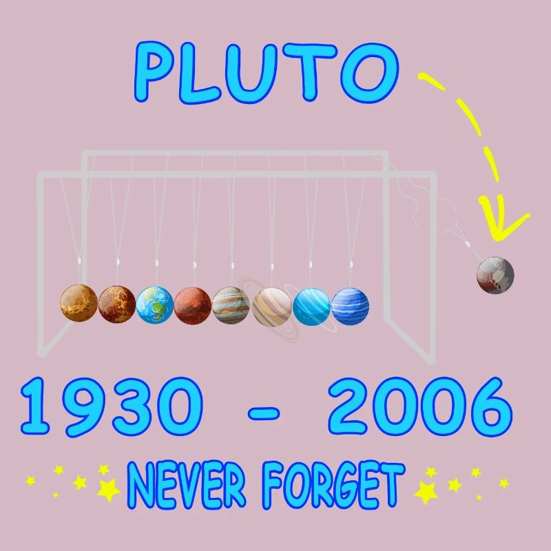 Never Forget Pluto Funny Planet Pluto