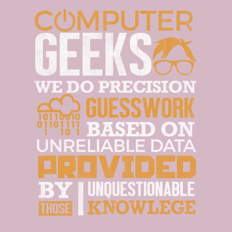 Computer Geek T-Shirt Science Programmeur Nerd Cadeau