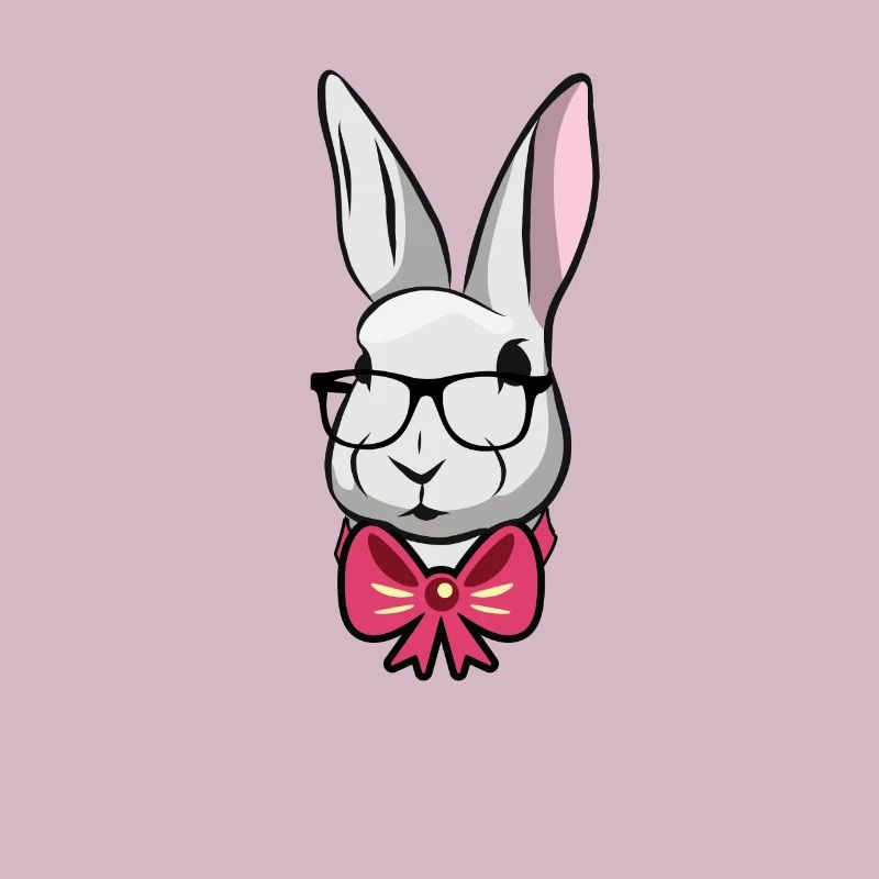 Cute Easter Rabbit Fly