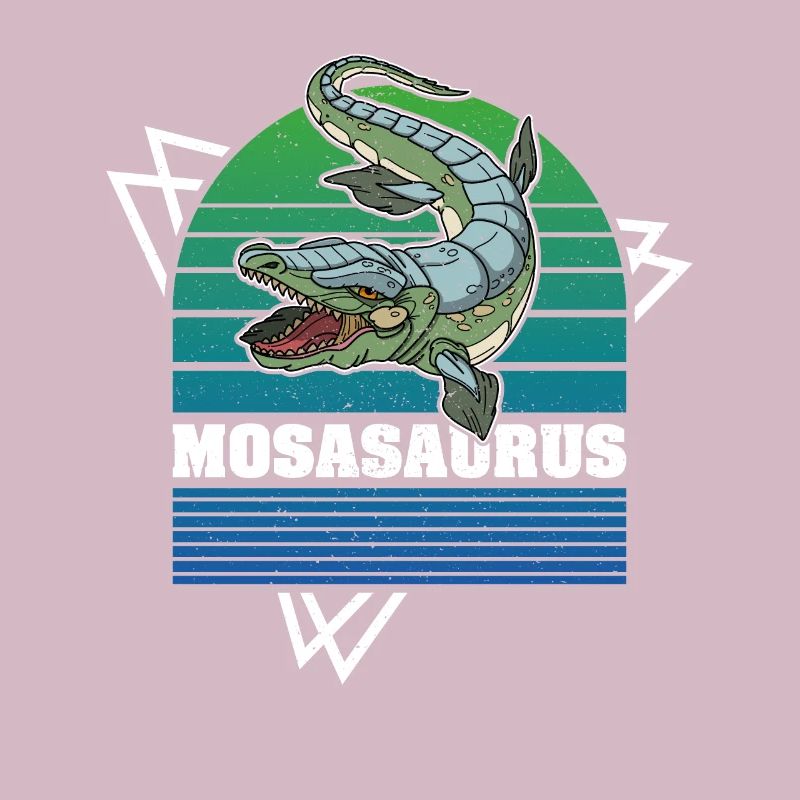 Mosasaurus Urzeit Dino Kinder Spruch Geschenk