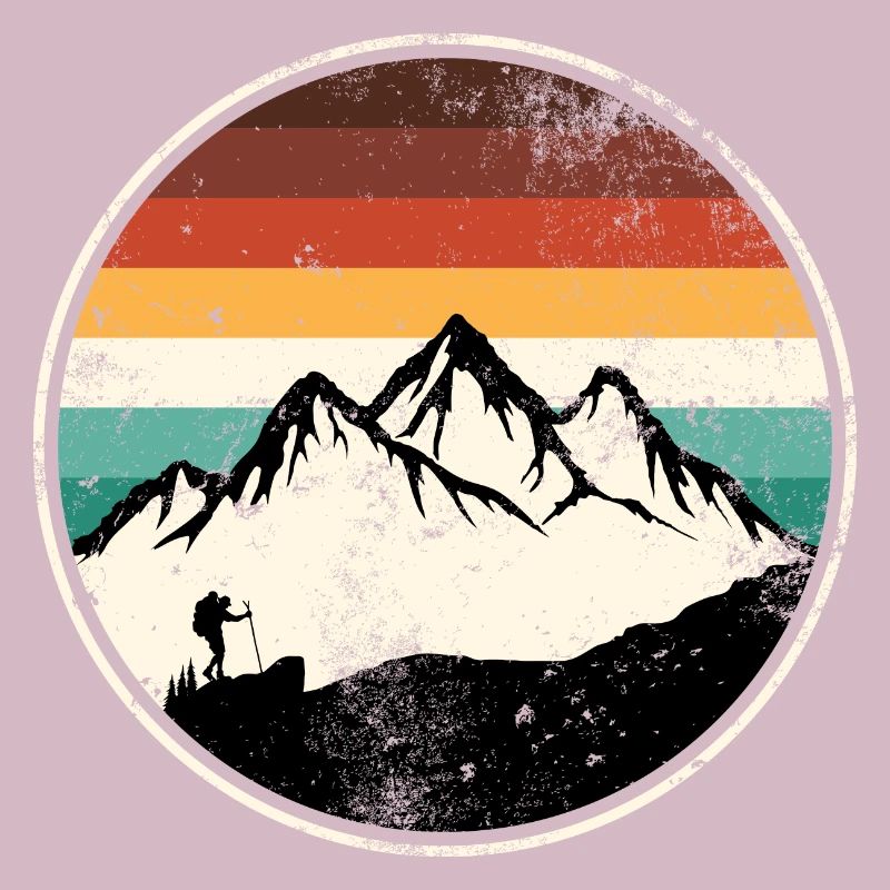 Retro Peak Trail Circle